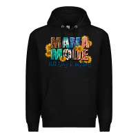 Black Mama mode all day everyday  Mother's Day Premium Hoodie - CowGirlArtShop