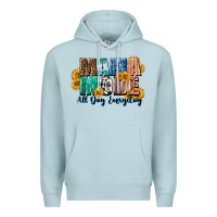 Blue Mist Mama mode all day everyday  Mother's Day Premium Hoodie - CowGirlArtShop