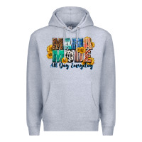 Heather Grey Mama mode all day everyday  Mother's Day Premium Hoodie - CowGirlArtShop