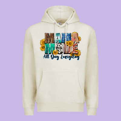 Mama Mode All Day Everyday  Mother's Day Premium Hoodie Designed By Cowgirlartshop