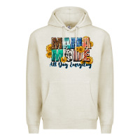 Oatmeal Heather Mama mode all day everyday  Mother's Day Premium Hoodie - CowGirlArtShop