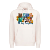 Pale Pink Mama mode all day everyday  Mother's Day Premium Hoodie - CowGirlArtShop