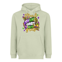 Matcha mardi gras with  lip olivia Heavyweight Hoodie - OliviaCreatesArt