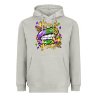 Moon Dust mardi gras with  lip olivia Heavyweight Hoodie - OliviaCreatesArt