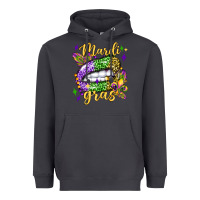 Smoke mardi gras with  lip olivia Heavyweight Hoodie - OliviaCreatesArt