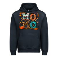 Navy Fall Autumn Leopard Momo Urban Hoodie - LillyAllenDesigns