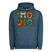 Pigment Midnight Navy Fall Autumn Leopard Momo Urban Hoodie - LillyAllenDesigns