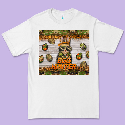 Easter Egg Hunter  Rabbit Premium Tee Designed By Barkaloodesign