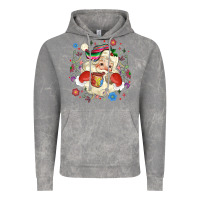 Cloud Rock mexican christmas santa Vintage Hoodie - MaliasSmallBusiness