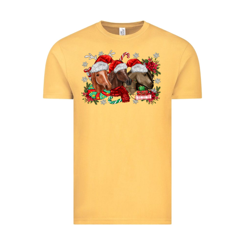 Christmas Horses Vintage Tee by MaliasSmallBusiness | Teevron