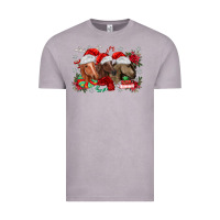 Vintage Zinc christmas horses Vintage Tee - MaliasSmallBusiness