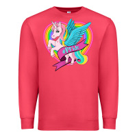Cardinal pride lgbtq unicorn Premium Sweatshirt - OliviaCreatesArt