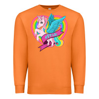 Carrot pride lgbtq unicorn Premium Sweatshirt - OliviaCreatesArt