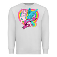 Dove Grey pride lgbtq unicorn Premium Sweatshirt - OliviaCreatesArt