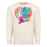 Sandshell pride lgbtq unicorn Premium Sweatshirt - OliviaCreatesArt