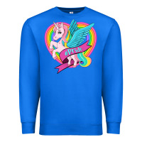 True Royal pride lgbtq unicorn Premium Sweatshirt - OliviaCreatesArt