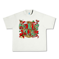 Pistachio holly jolly christmas Urban Heavy Tee - MaliasSmallBusiness