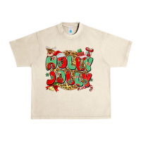 Sandshell holly jolly christmas Urban Heavy Tee - MaliasSmallBusiness