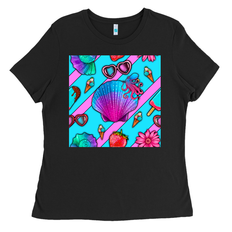 Sea Shell Ladies Tee by BundleAndBundleShop | Teevron