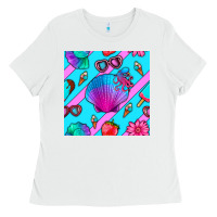 White sea shell Ladies Tee - BundleAndBundleShop