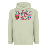 Matcha nurse coffee cups Heavyweight Hoodie - OliviaCreatesArt