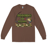 Chestnut fish lures hooked on being grandpa Long Sleeve Tee - Artiststas