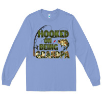 Colony Blue fish lures hooked on being grandpa Long Sleeve Tee - Artiststas