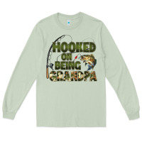 Matcha fish lures hooked on being grandpa Long Sleeve Tee - Artiststas