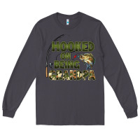 Smoke fish lures hooked on being grandpa Long Sleeve Tee - Artiststas