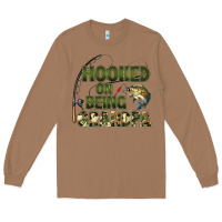 Toasted Coconut fish lures hooked on being grandpa Long Sleeve Tee - Artiststas