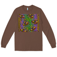 Chestnut mardi gras king cake leopard Long Sleeve Tee - RanaPortraitStore