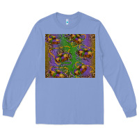 Colony Blue mardi gras king cake leopard Long Sleeve Tee - RanaPortraitStore