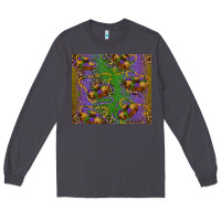 Smoke mardi gras king cake leopard Long Sleeve Tee - RanaPortraitStore