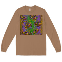 Toasted Coconut mardi gras king cake leopard Long Sleeve Tee - RanaPortraitStore