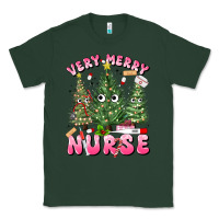 Sports Green very merry nurse Classic Tee - MaliasSmallBusiness