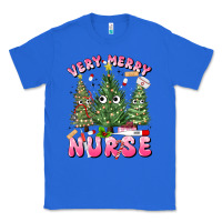 True Royal very merry nurse Classic Tee - MaliasSmallBusiness