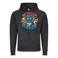 Vintage Black American honey smiley Vintage Hoodie - NancyCooperArtShop