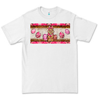 White pink camouflage egg hunter bunny   license plate Premium Tee - BarkalooDesign