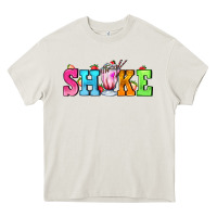 Cream shake with milkshake Heavy Core Tee - AdoDesignShop