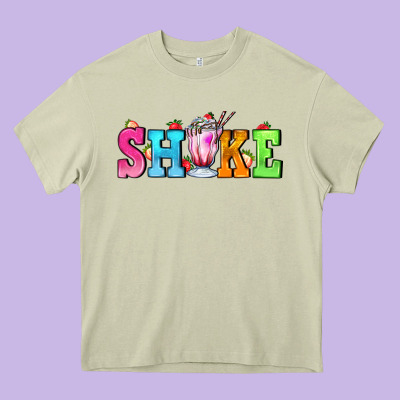 Shake With Milkshake Heavy Core Tee Designed By Adodesignshop