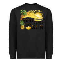 Black here comes the sun Heavyweight Sweatshirt - BarkalooDesign