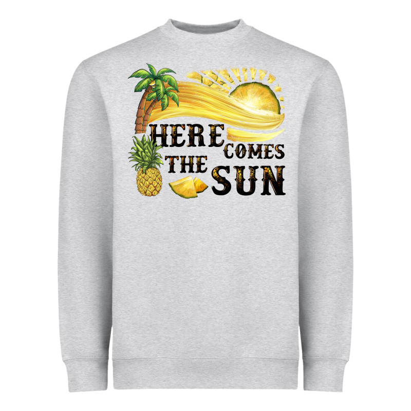 Here Comes The Sun Heavyweight Sweatshirt by BarkalooDesign | Teevron