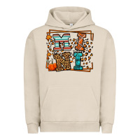Pigment French Oak Fall Autumn Leopard Mini Urban Hoodie - LillyAllenDesigns
