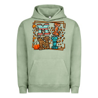 Pigment Oil Green Fall Autumn Leopard Mini Urban Hoodie - LillyAllenDesigns