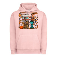 Pigment Salmon Fall Autumn Leopard Mini Urban Hoodie - LillyAllenDesigns