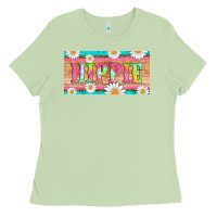 Matcha hippie and daisys license plate template Ladies Tee - Artiststas