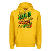 Lemon Say it loud i'm black and i'm proud Premium Hoodie - HowdyJamesFarm