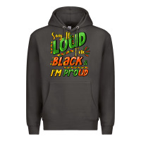 Smoke Say it loud i'm black and i'm proud Premium Hoodie - HowdyJamesFarm