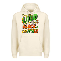 Tofu Say it loud i'm black and i'm proud Premium Hoodie - HowdyJamesFarm