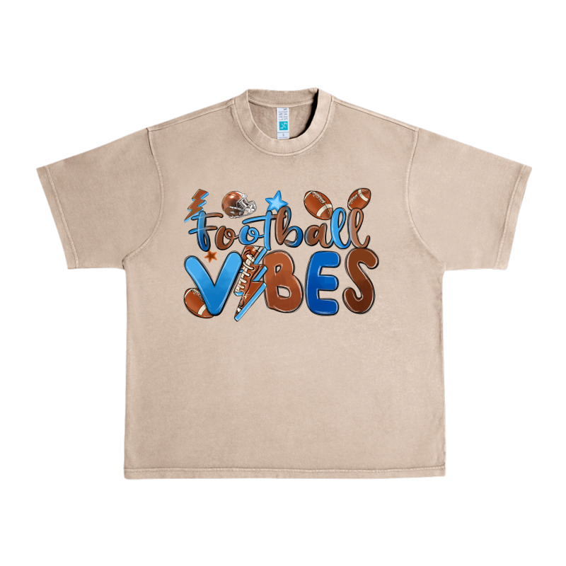 Football Vibes Urban Heavy Tee by MaliasSmallBusiness | Teevron